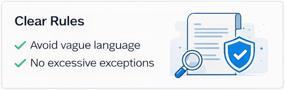 출금 정책 일관성 평가 프레임(지연 사유·규정 근거·반복 패턴)