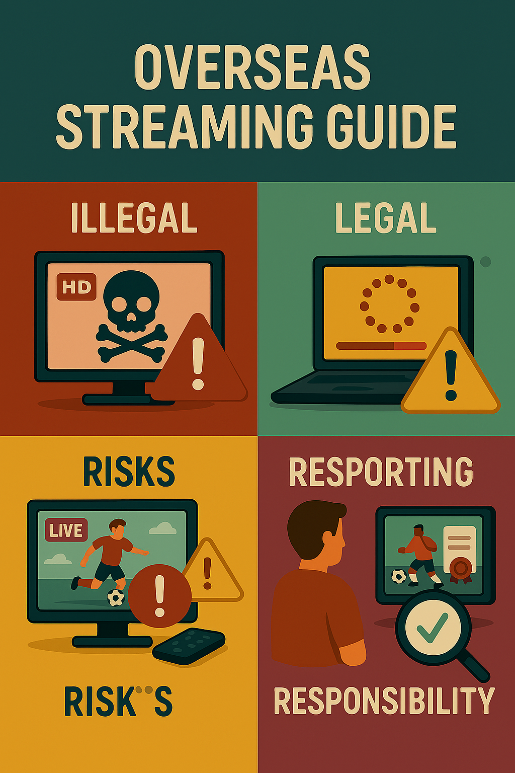 스포츠중계 불법 의심 시 안전성·먹튀검증 연결 흐름도