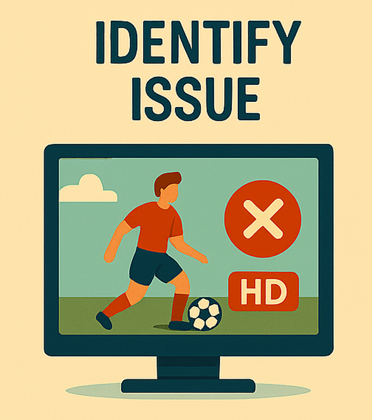 스포츠중계 이용자 제보 기준 인포그래픽(시간·링크·스크린샷 필수 요소)