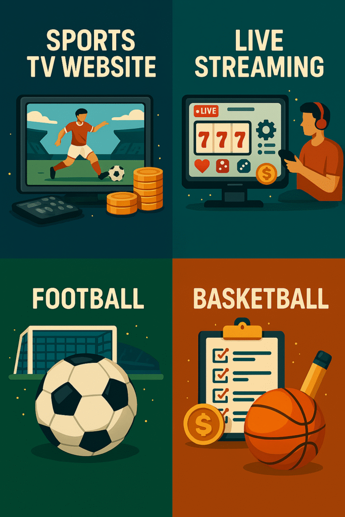 해외 스포츠중계 사이트 이용 전 체크리스트 요약 텍스트.